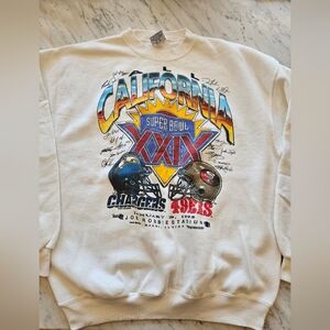 Super Bowl‎ XXIX Crewneck Sweatshirt Sz XXL